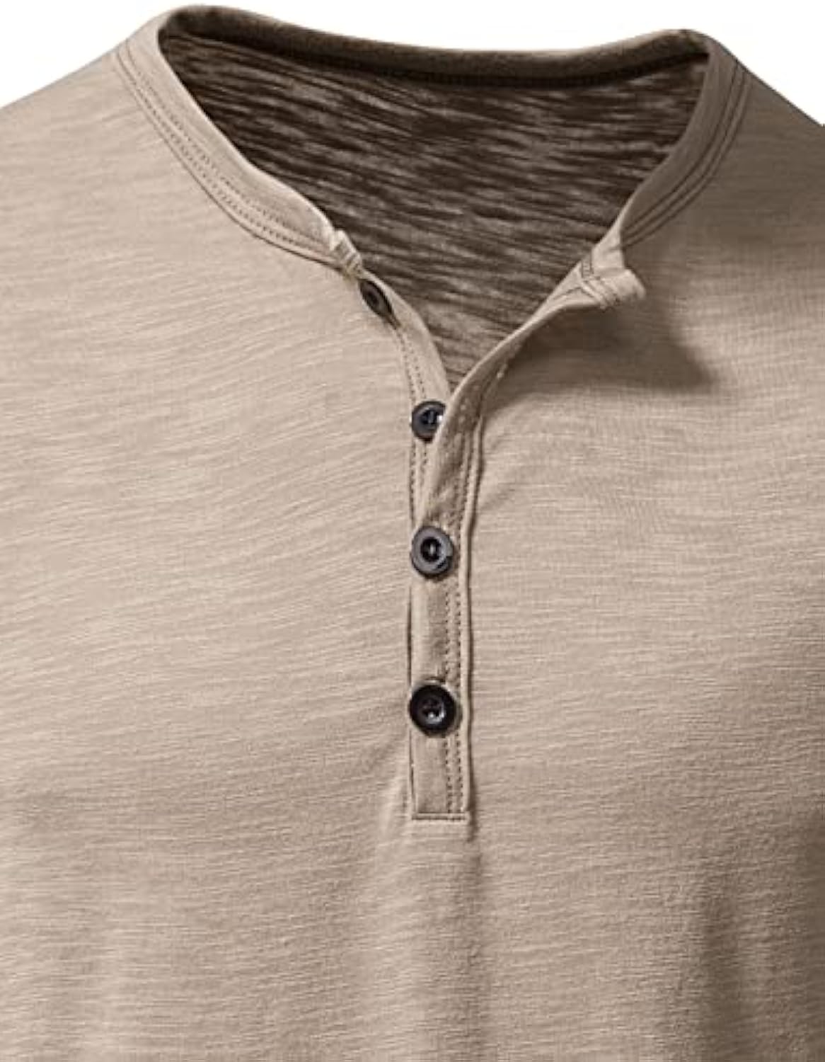 Men's Short Sleeve Henley Shirt Casual Stretchy Slim Fit T Shirt